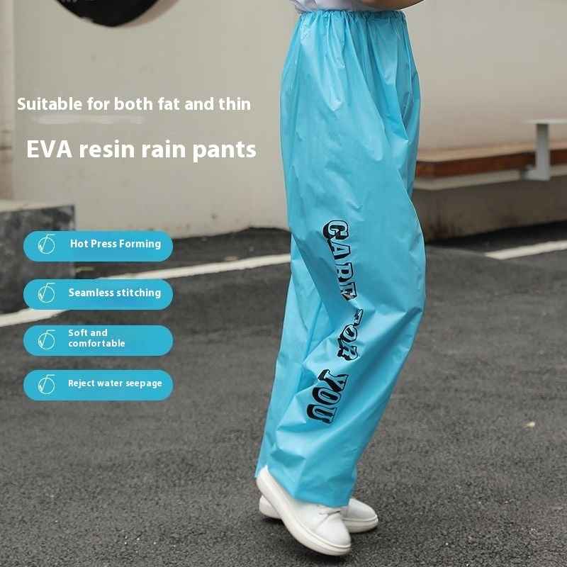 Men's And Women's Lower Body Rain One-piece Thickened Rainproof Waterproof Pants - VEX CLUB HOUSE