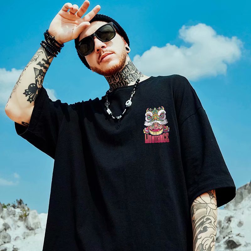 Bear Large Size Short Sleeve T-shirt Men's Trendy Brand - VEX CLUB HOUSE