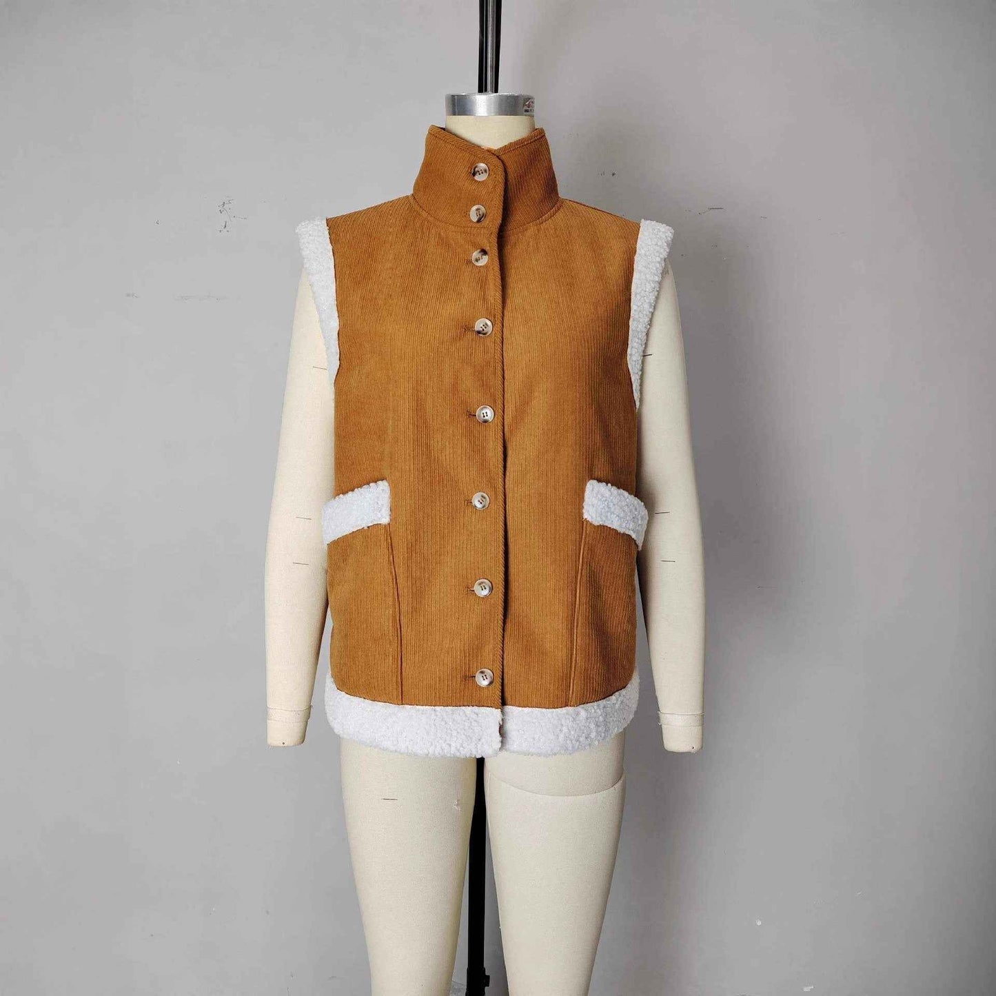 Fashionable Jacket Warm Fur Sleeveless Vest - VEX CLUB HOUSE