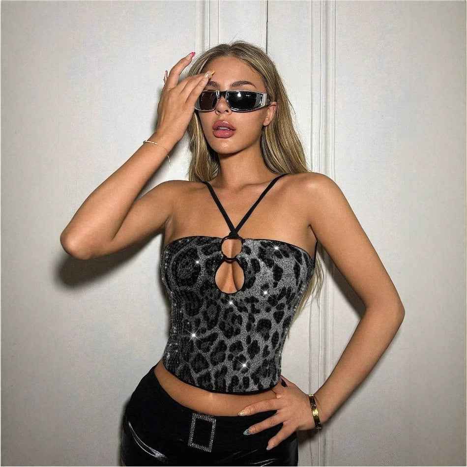 Women's Stylish Backless Lace Up Pullover Crop Top - VEX CLUB HOUSE