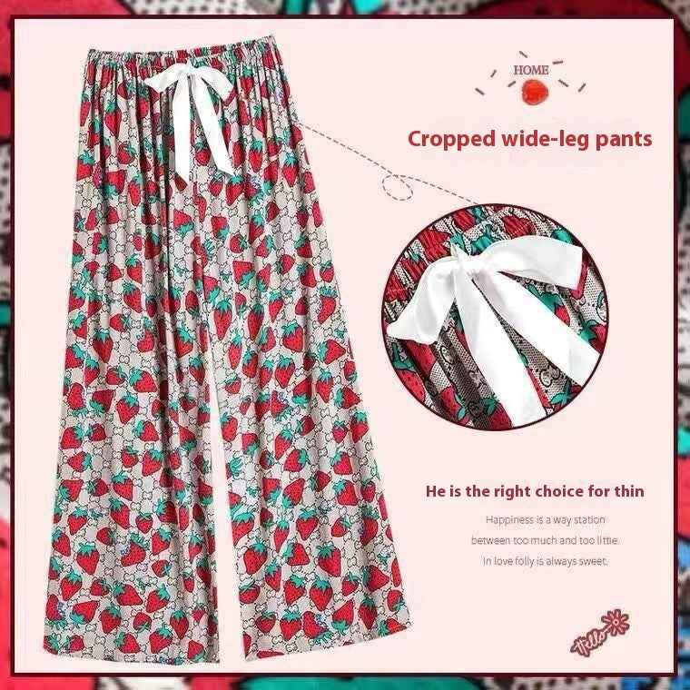 40 Cotton Silk Pajama Pants Summer Women - VEX CLUB HOUSE