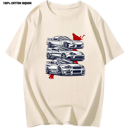 Initial D Large Men's T-shirt - VEX CLUB HOUSE