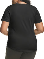 Women's Loose Short Sleeve Crew Neck T Shirt V E X C L U B H O U S E