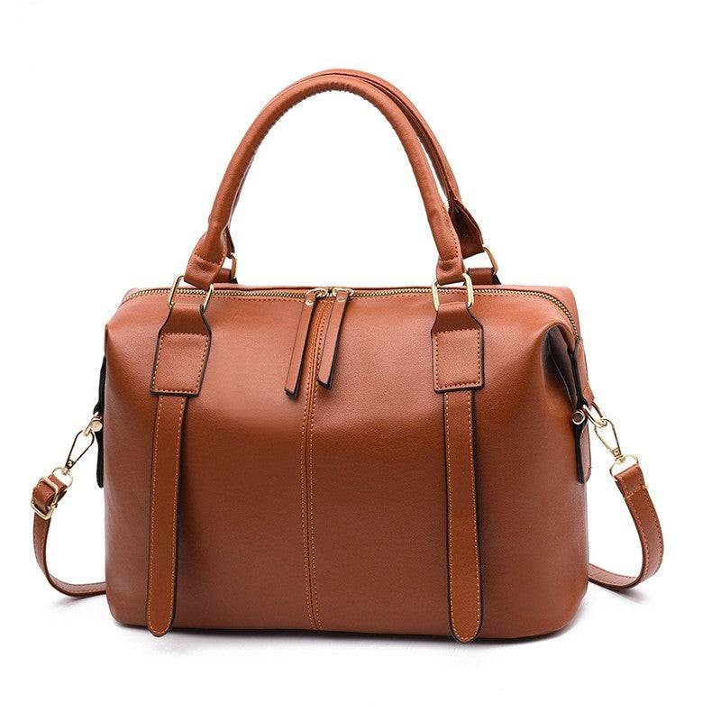 Women Leather Handbag Vintage Bag Shoulder Bags Big Bag - VEX CLUB HOUSE