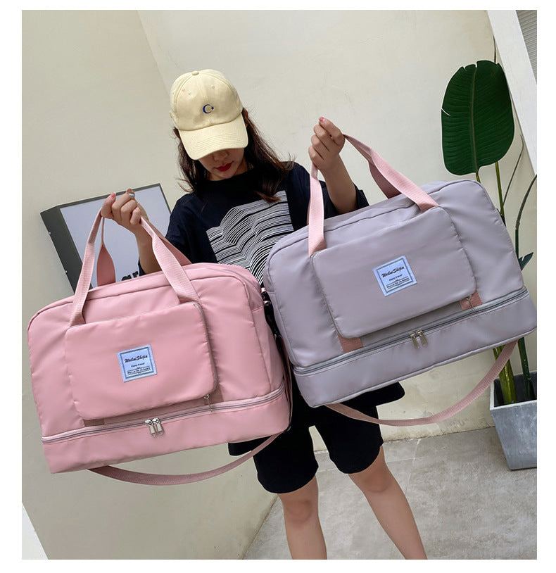 Foldable Travel Duffel Bags Sports Gym Tote Bag Women - VEX CLUB HOUSE