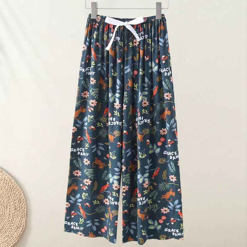 40 Cotton Silk Pajama Pants Summer Women - VEX CLUB HOUSE