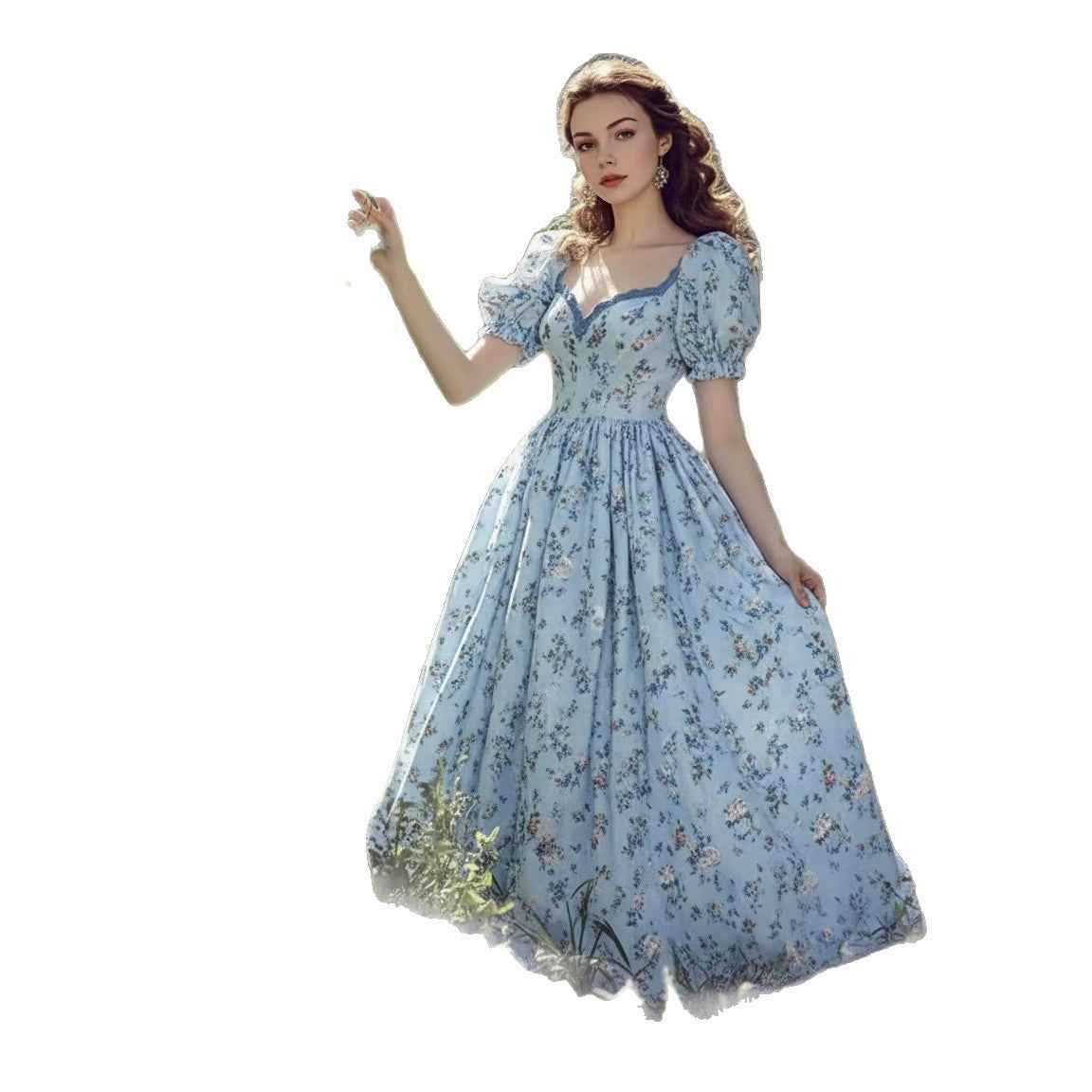 Womens Bohemian Casual V-Neck Short-Sleeve Dress - VEX CLUB HOUSE