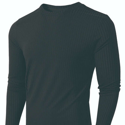 Striped Fabric Men's High Elastic Breathability Long Sleeve - VEX CLUB HOUSE
