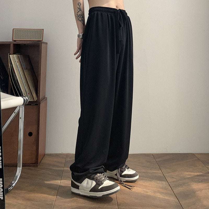 Men's Loose Straight Pants Fashion Label In Summer - VEX CLUB HOUSE
