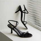 Summer Stiletto Heel Buckle Strap High Heels Sandals - VEX CLUB HOUSE
