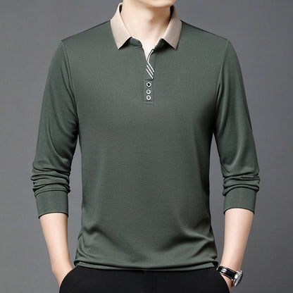 Summer Lapels Short-sleeved T-shirt Men's Skin-friendly Breathable Casual Top - VEX CLUB HOUSE