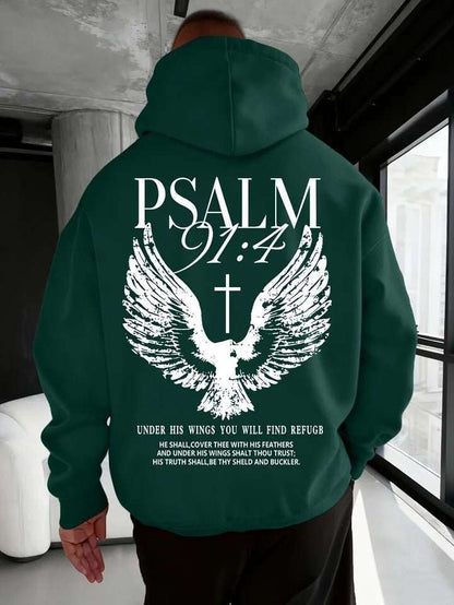 Casual Loose-fitting  Hooded Sweatshirt For Warmth - VEX CLUB HOUSE