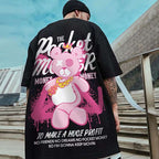 Bear Large Size Short Sleeve T-shirt Men's Trendy Brand - VEX CLUB HOUSE