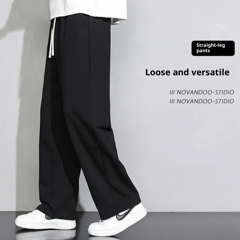 New Loose Straight Gray Sweatpants Spring And Autumn - VEX CLUB HOUSE