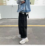 Loose Straight Casual Wide-leg Boys Overalls - VEX CLUB HOUSE