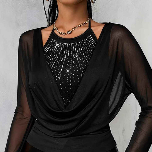 Stylish Minimalist And Uniquely Designed Long Sleeve Top For Women - VEX CLUB HOUSE