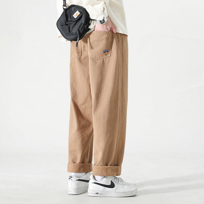 Men's Loose Cargo Pants Straight Casual Trousers - VEX CLUB HOUSE