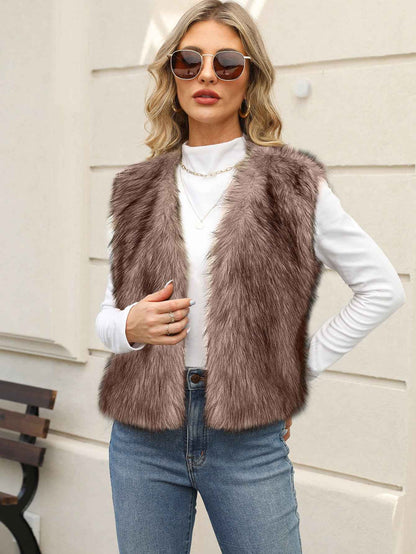 Eco-friendly Faux Fur Vest For Men And Women From Europe And The US - VEX CLUB HOUSE