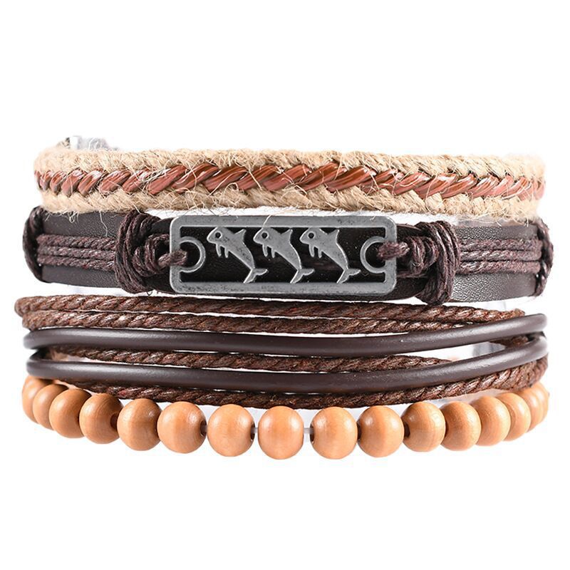 Multi-layer Bracelet Set Vintage-style Jewelry For Men - VEX CLUB HOUSE