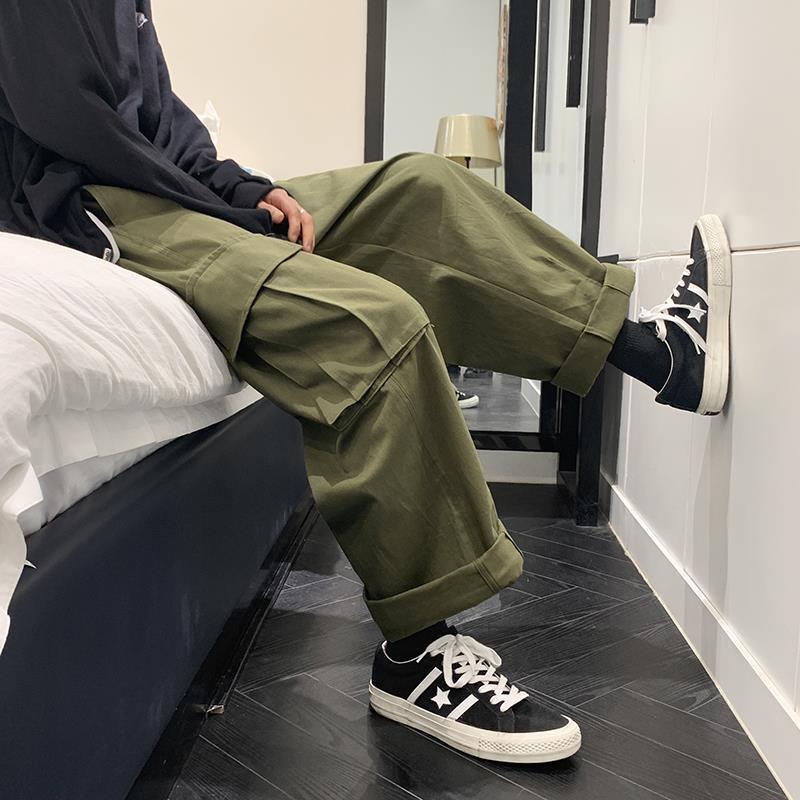 Loose Straight Casual Wide-leg Boys Overalls - VEX CLUB HOUSE