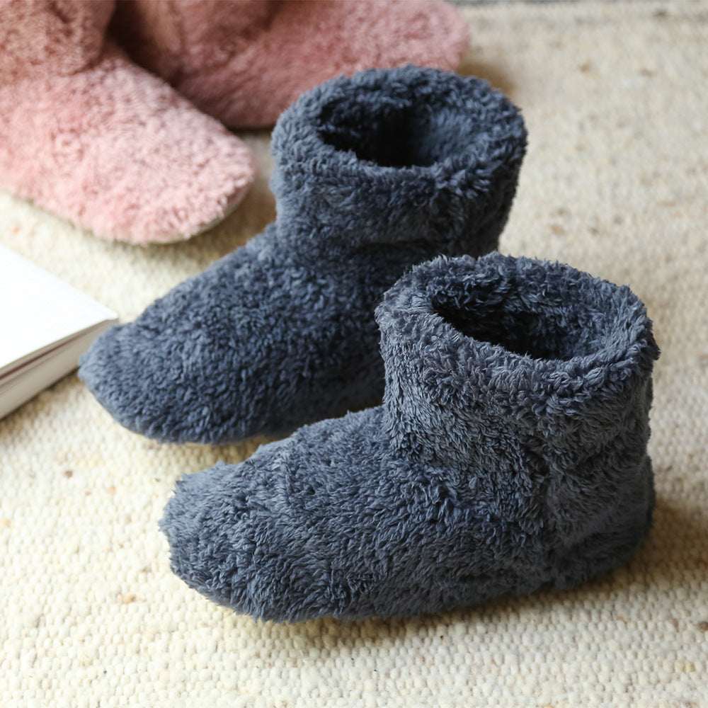 Couples Japanese Style High Boots Bag With Month Shoes Coral Fleece - VEX CLUB HOUSE