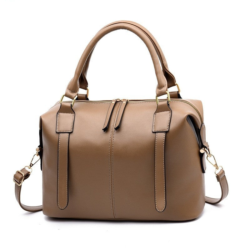 Women Leather Handbag Vintage Bag Shoulder Bags Big Bag - VEX CLUB HOUSE