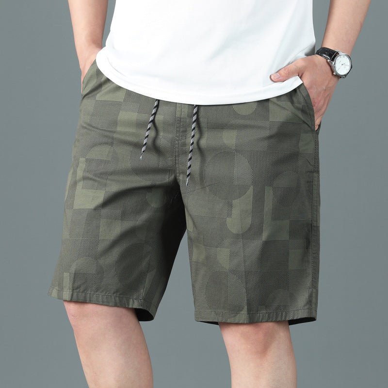 Thin Printed Shorts Fashion Outerwear Casual Pants - VEX CLUB HOUSE