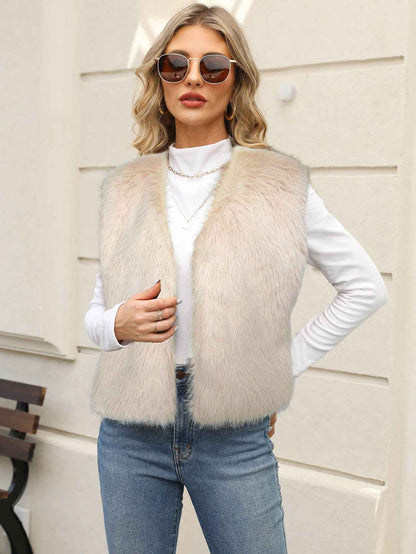 Eco-friendly Faux Fur Vest For Men And Women From Europe And The US - VEX CLUB HOUSE