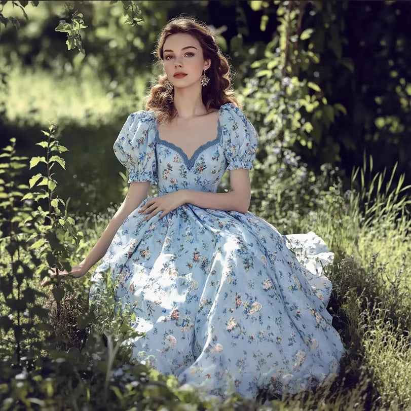 Womens Bohemian Casual V-Neck Short-Sleeve Dress - VEX CLUB HOUSE