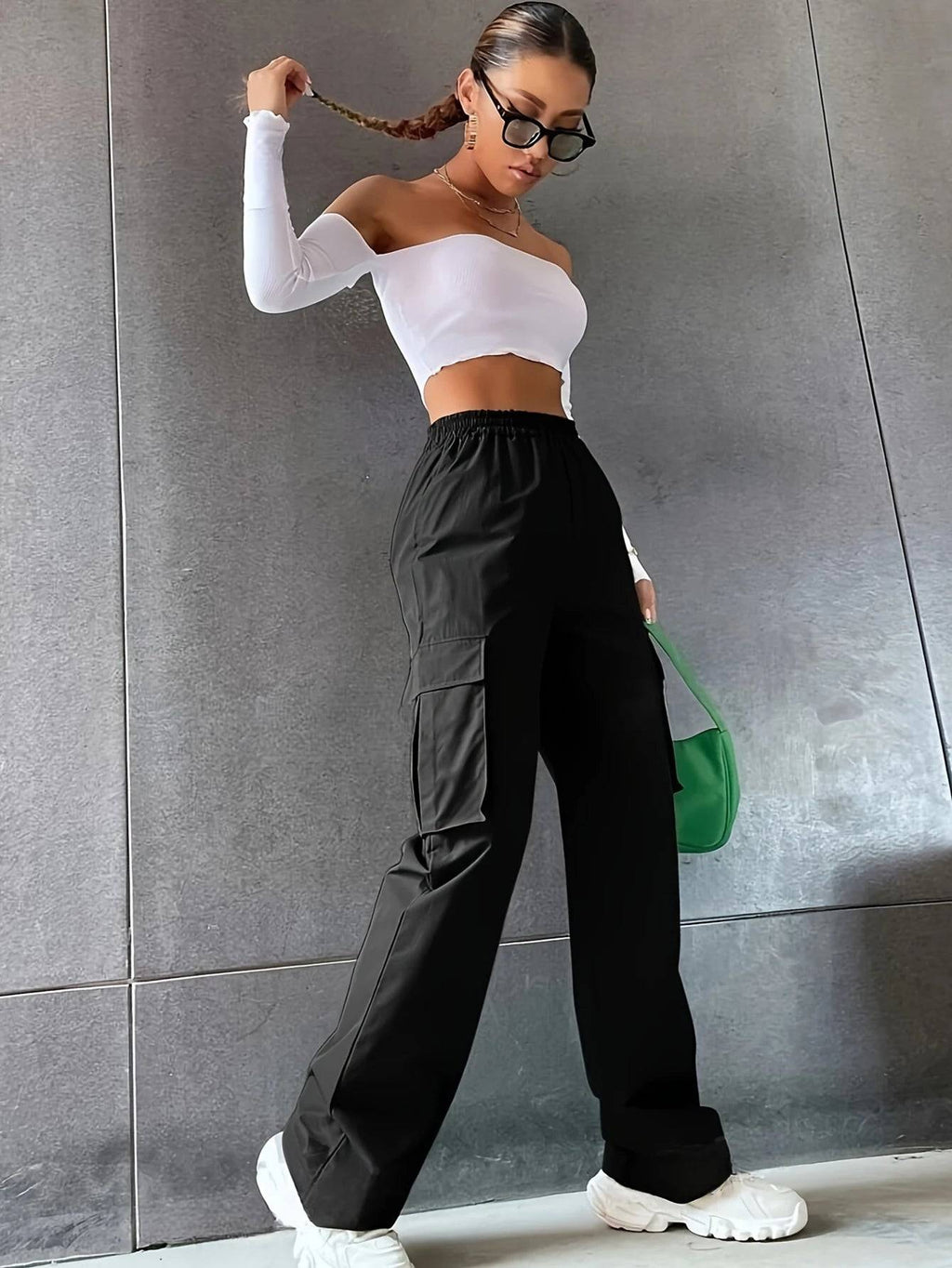 Trendy 2025 Wide Leg Baggy Pants