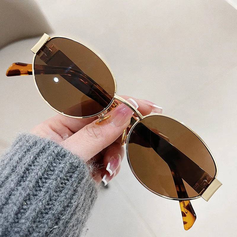 Fashion Oval Sunglasses Trendy 2025