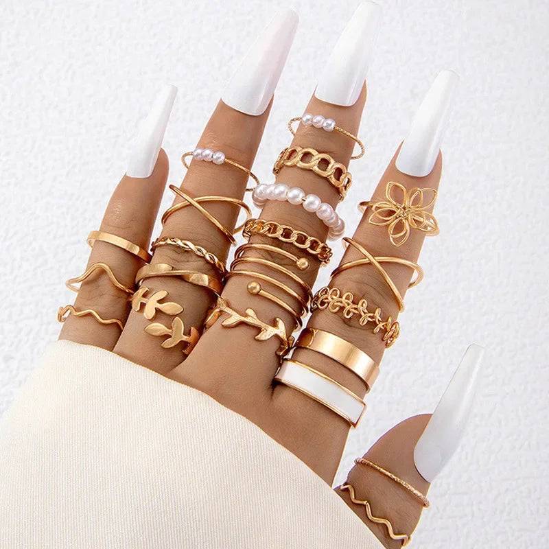 Fashion Simple Joint Rings Set