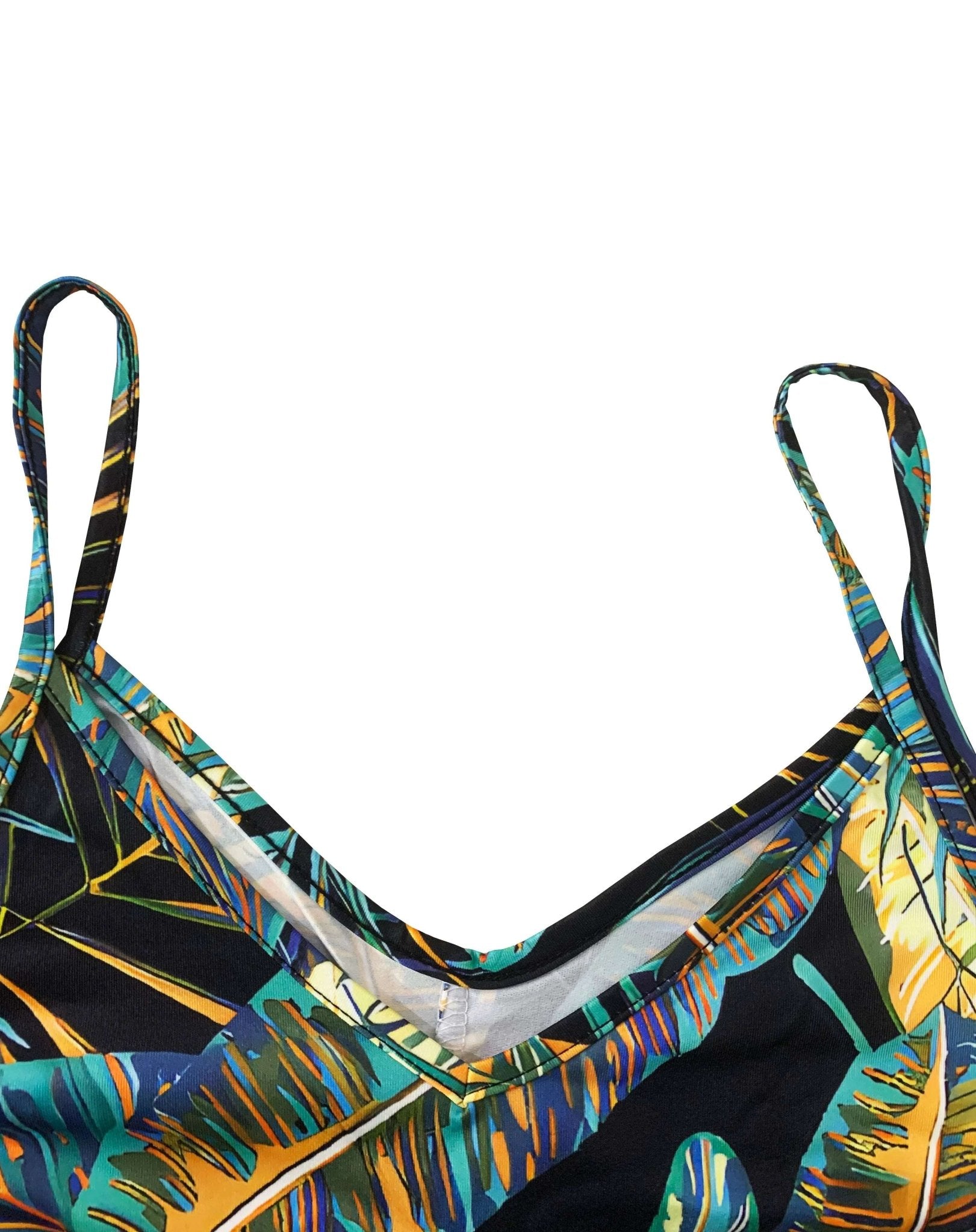 Tropical Printed Women's Dress