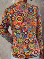 New Geometric Long Sleeve T-Shirt