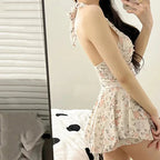 Cute Women Hanging Neck Sweet Swimwear V E X C L U B H O U S E