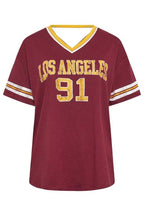 Los Angeles 91 Oversized V-neck T-shirt