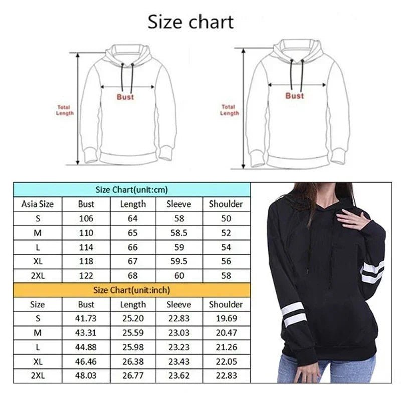 Woman Versatile Sweatshirts Casual Hoodies Comfortable Pullovers Slim Fit Soft Striped Lazy Style Jogging V E X C L U B H O U S E