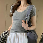 Casual Cotton T Shirt For Women V E X C L U B H O U S E