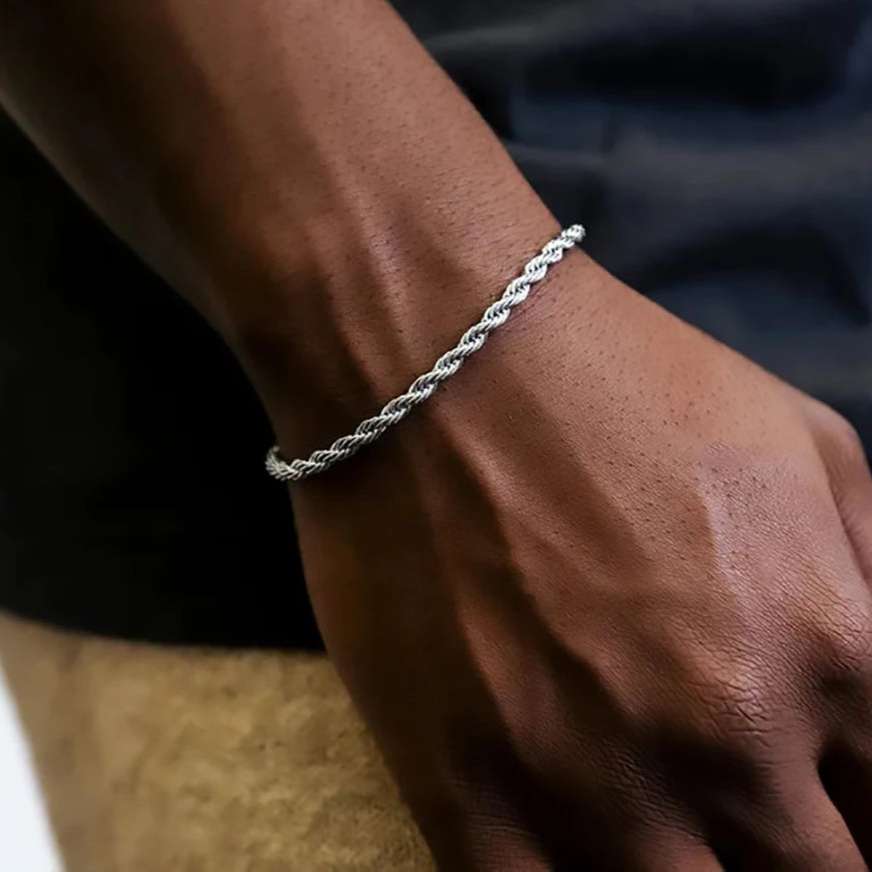 Unisex Rope Charm Bracelet