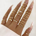 Fashion Simple Joint Rings Set