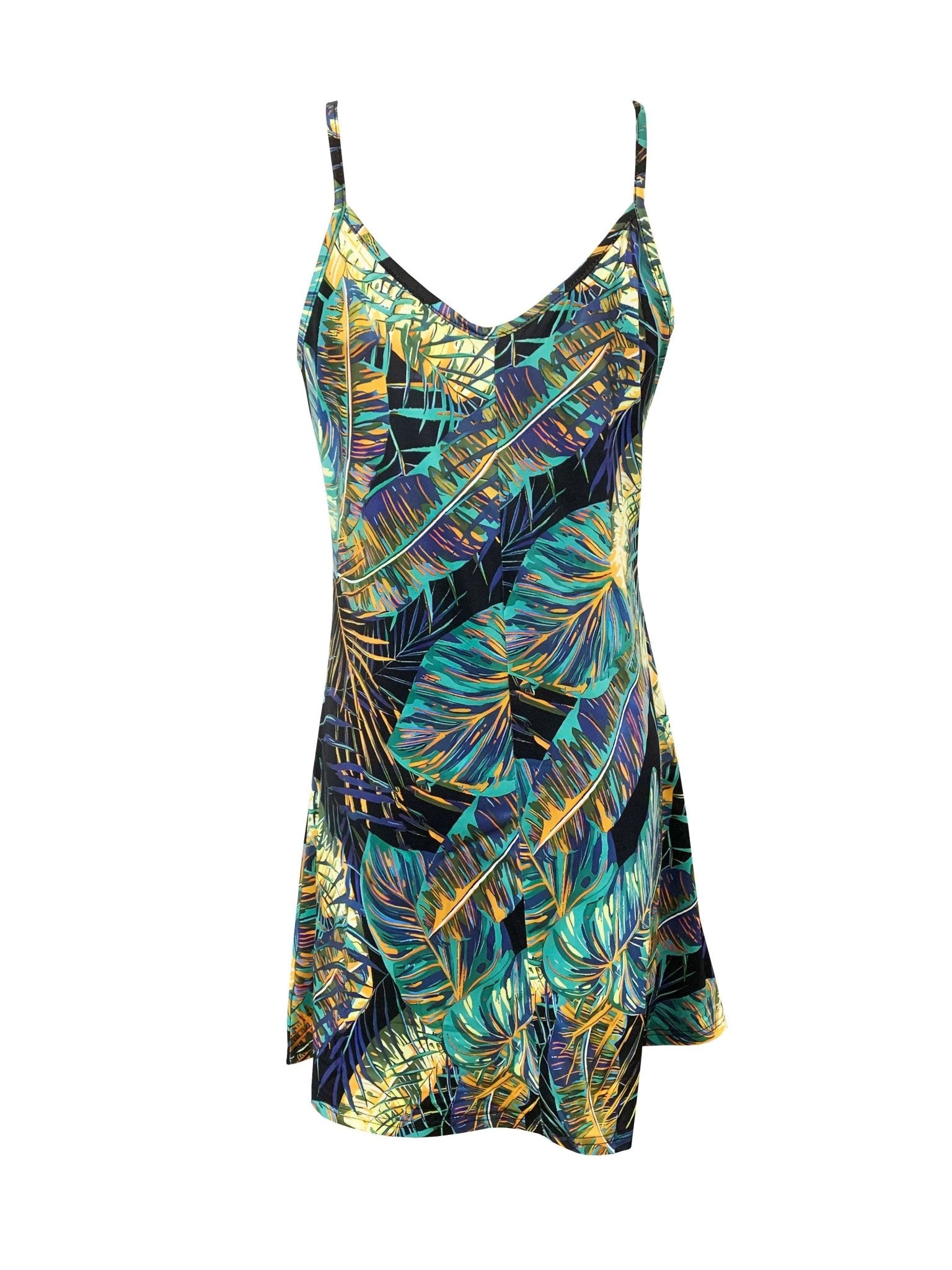 Tropical Printed Women's Dress