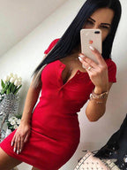 Short Sleeve Bodycon Dress