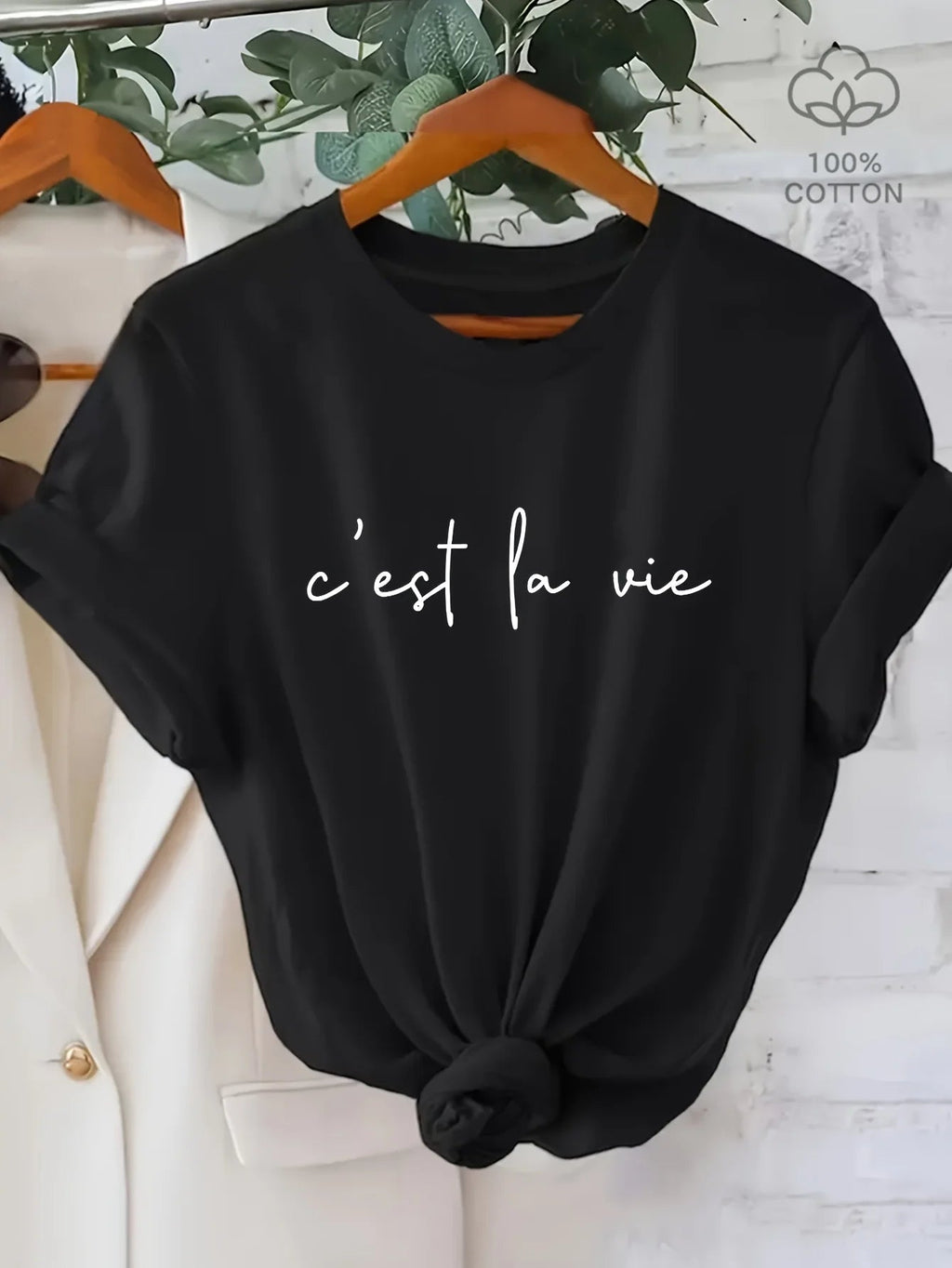 Women's Casual T-Shirt - "C'est La Vie" V E X C L U B H O U S E