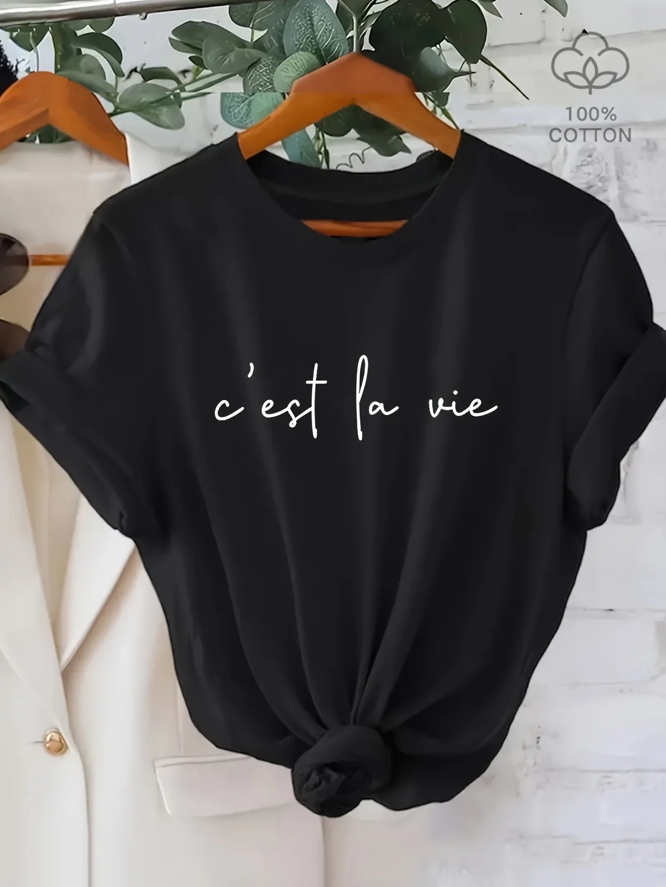Women's Casual T-Shirt - "C'est La Vie" V E X C L U B H O U S E