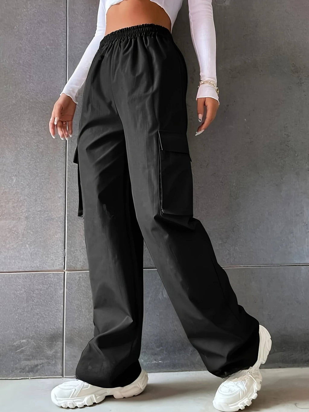Trendy 2025 Wide Leg Baggy Pants