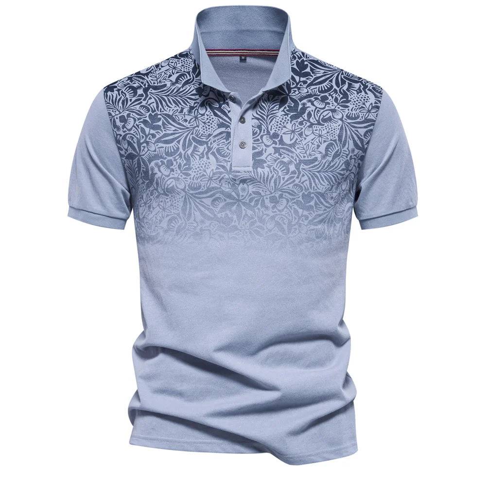 Chill Wave Cotton Polo