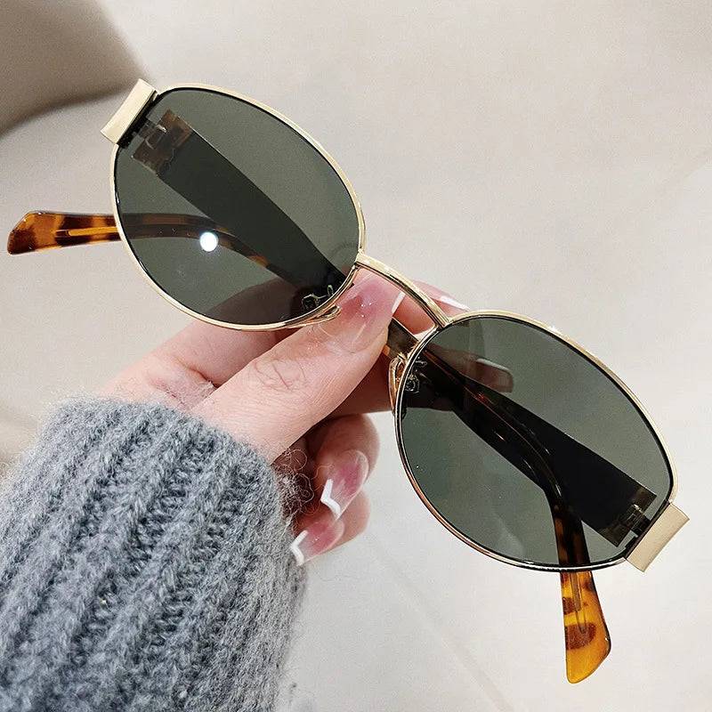 Fashion Oval Sunglasses Trendy 2025