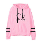 Woman Versatile Sweatshirts Casual Hoodies Comfortable Pullovers Slim Fit Soft Striped Lazy Style Jogging V E X C L U B H O U S E