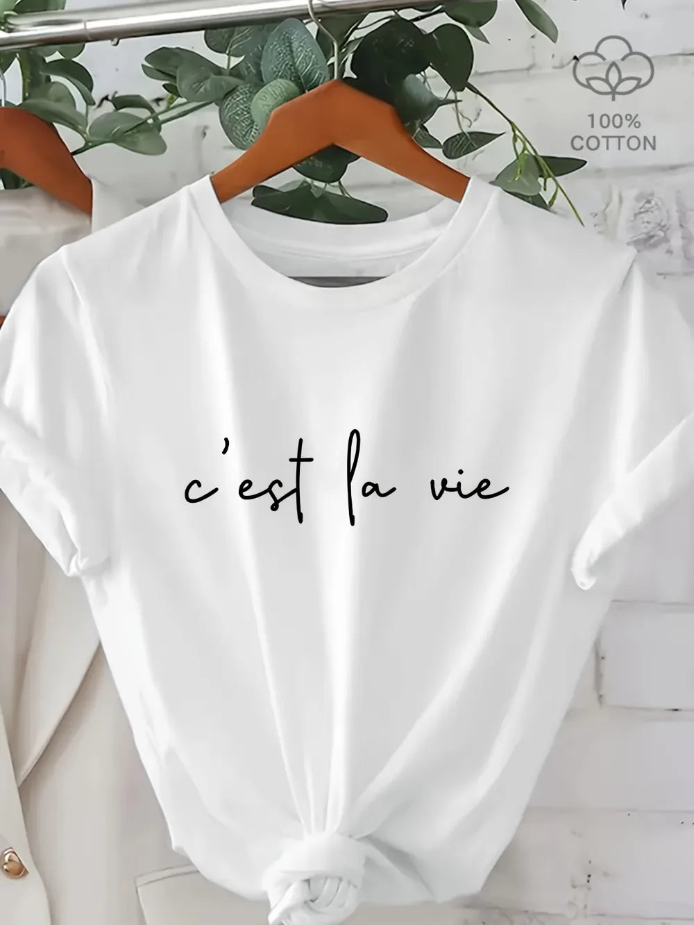 Women's Casual T-Shirt - "C'est La Vie" V E X C L U B H O U S E