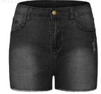 Stretch Slim Fit Ripped Tassel Denim Shorts For Women - VEX CLUB HOUSE